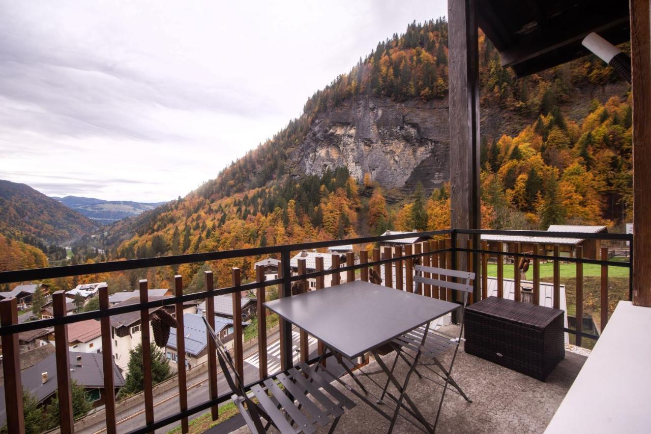 Apartmán Le Borderan La Giettaz Exteriér fotografie