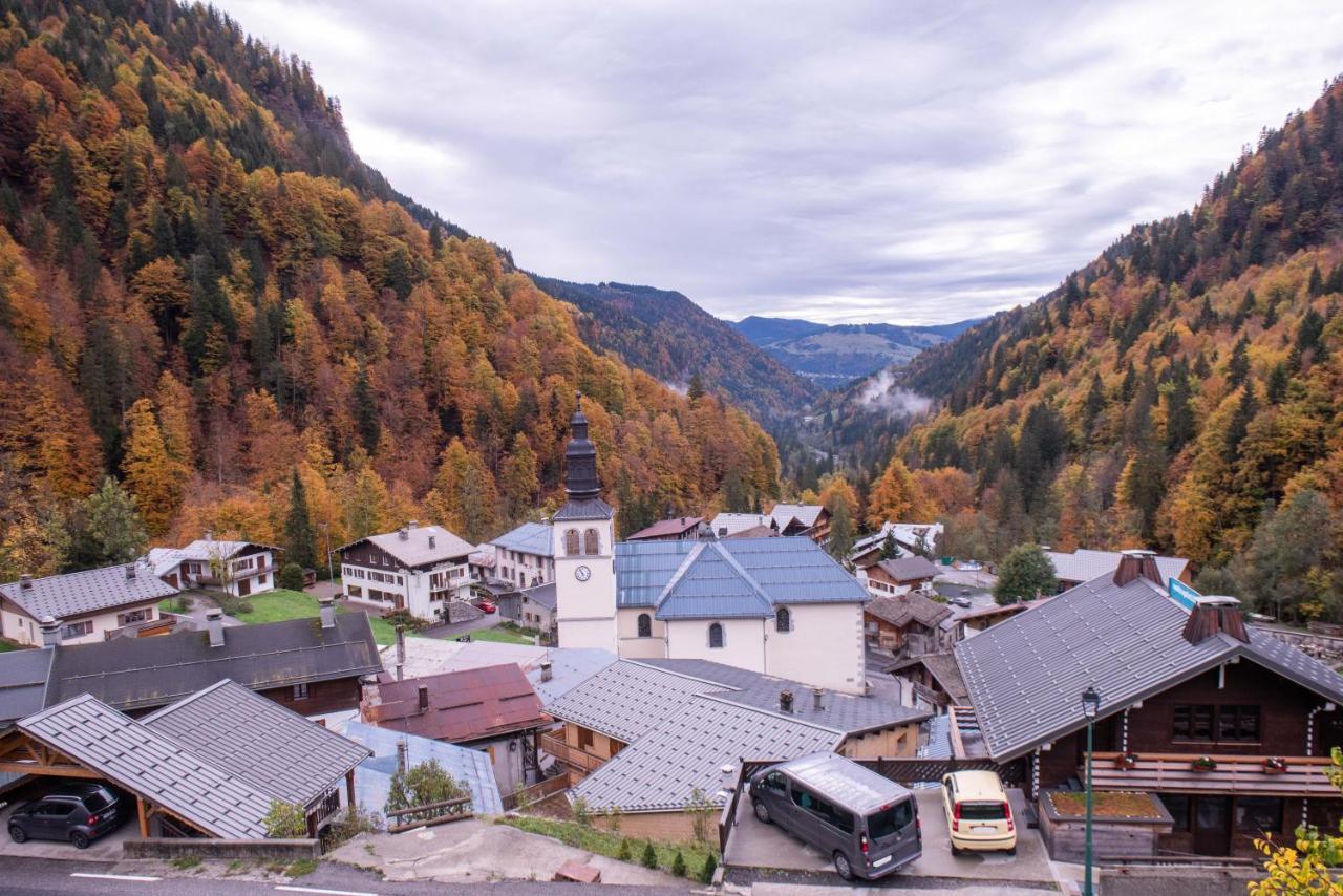 Apartmán Le Borderan La Giettaz Exteriér fotografie