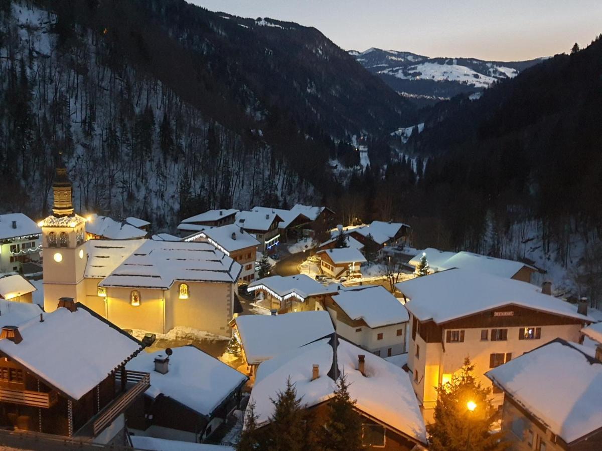 Apartmán Le Borderan La Giettaz Exteriér fotografie
