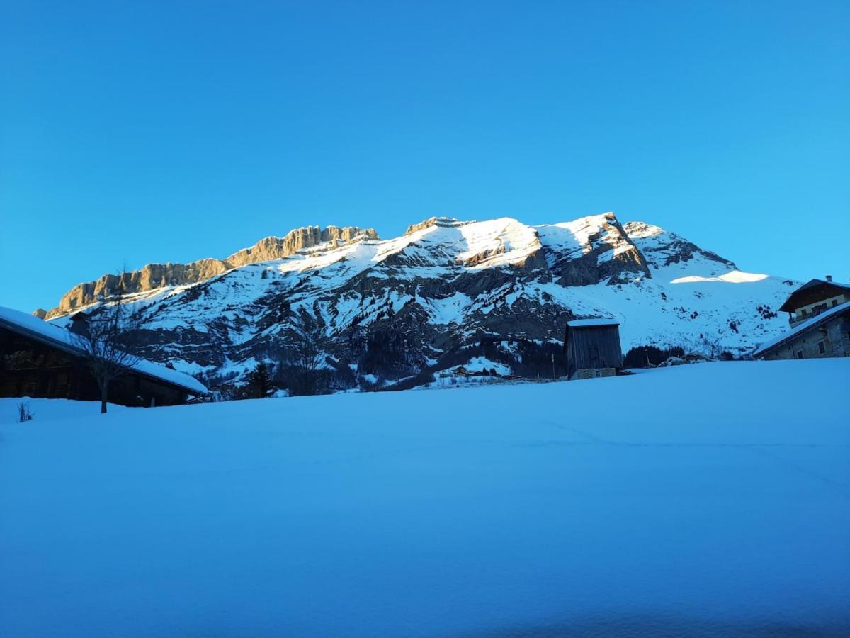 Apartmán Le Borderan La Giettaz Exteriér fotografie
