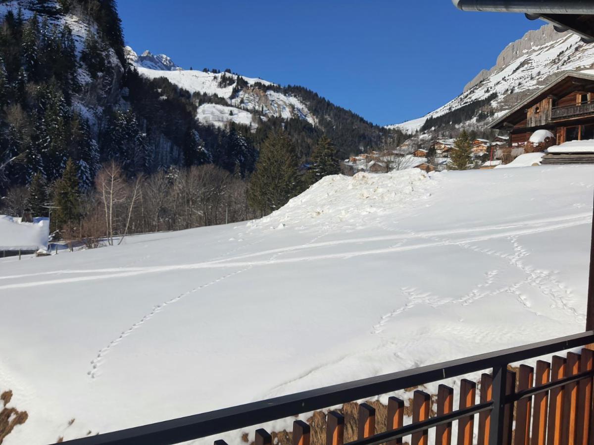 Apartmán Le Borderan La Giettaz Exteriér fotografie